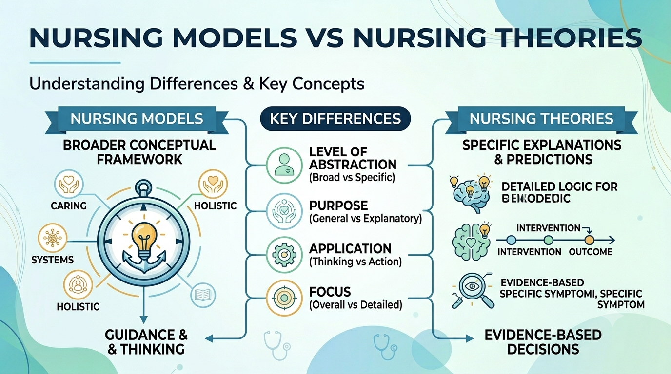 Nursing Models vs Nursing Theories: Differences and Key Concepts - My ...